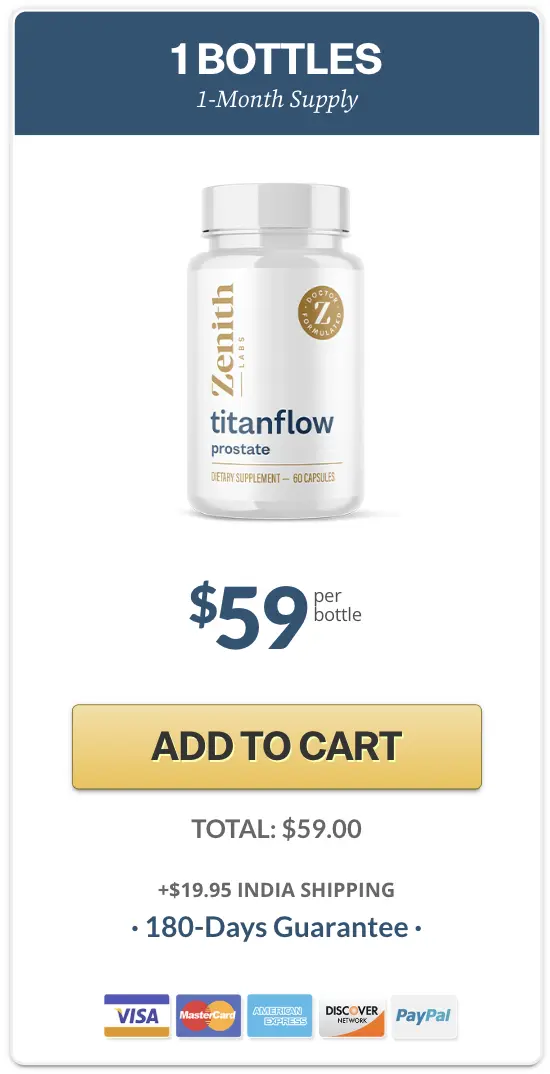 TitanFlow order one bottle